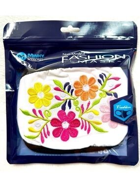 🔴 5 for $10 ONE Minky Accessories Floral Face Mask Washable Reusable Stretch
